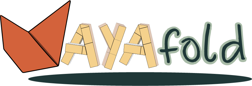 AyaFold logo color variations