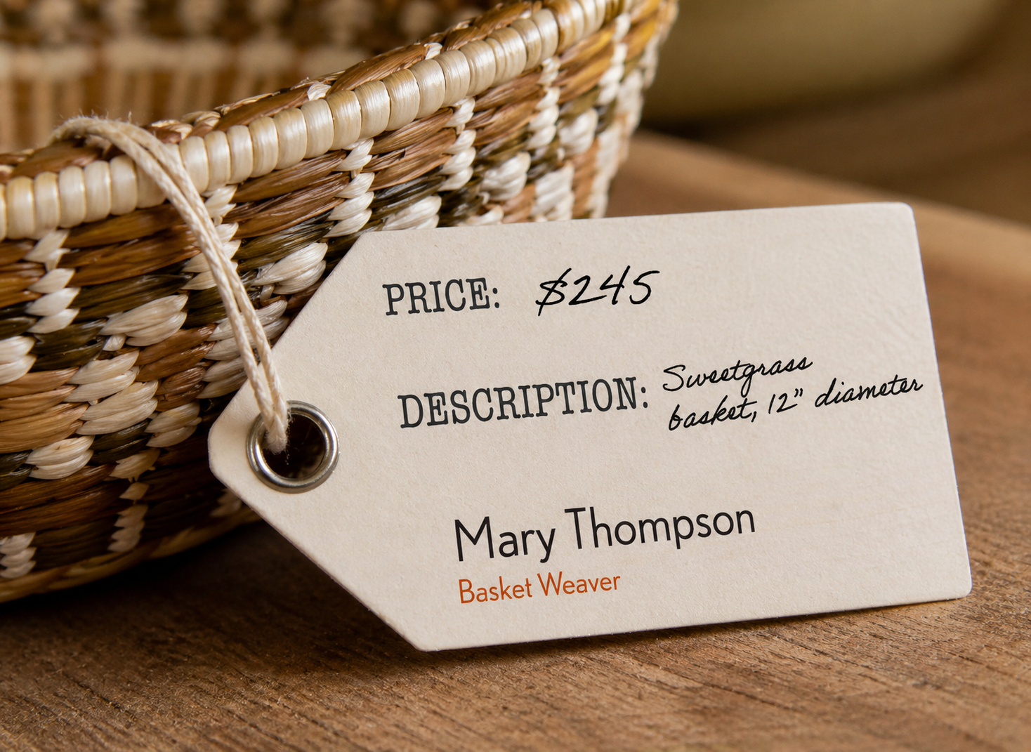 Market item tag concept