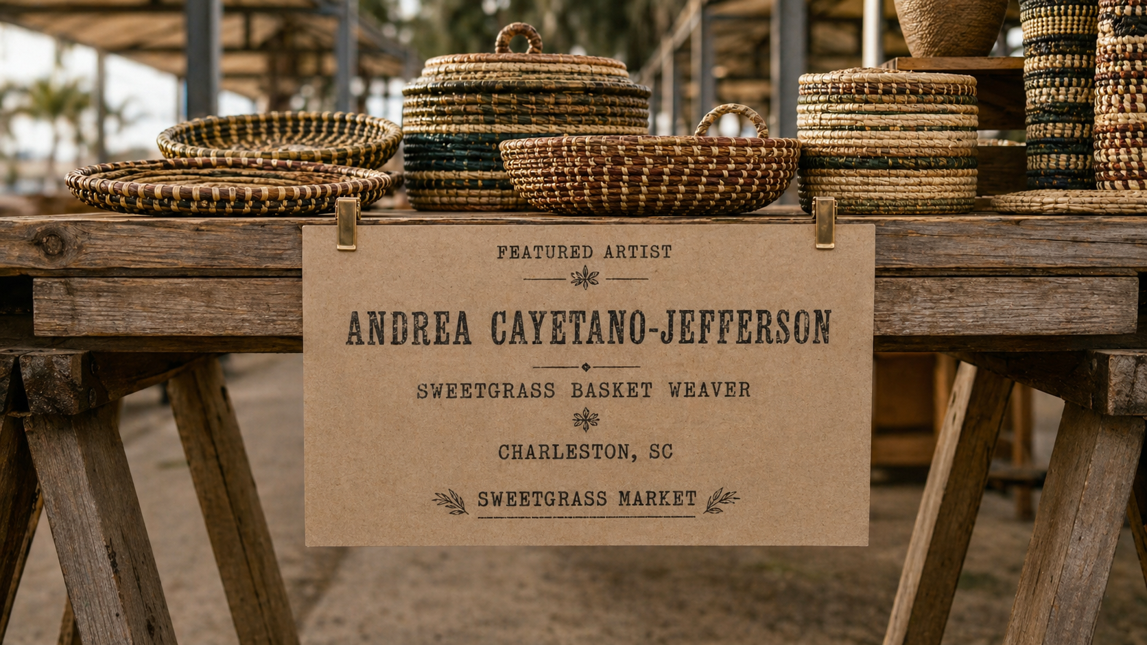 Market table tag concept