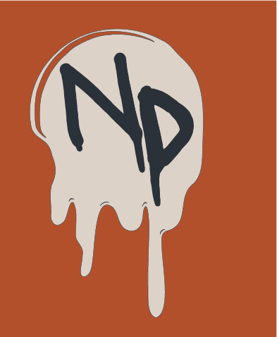 ND monogram avatar on rust