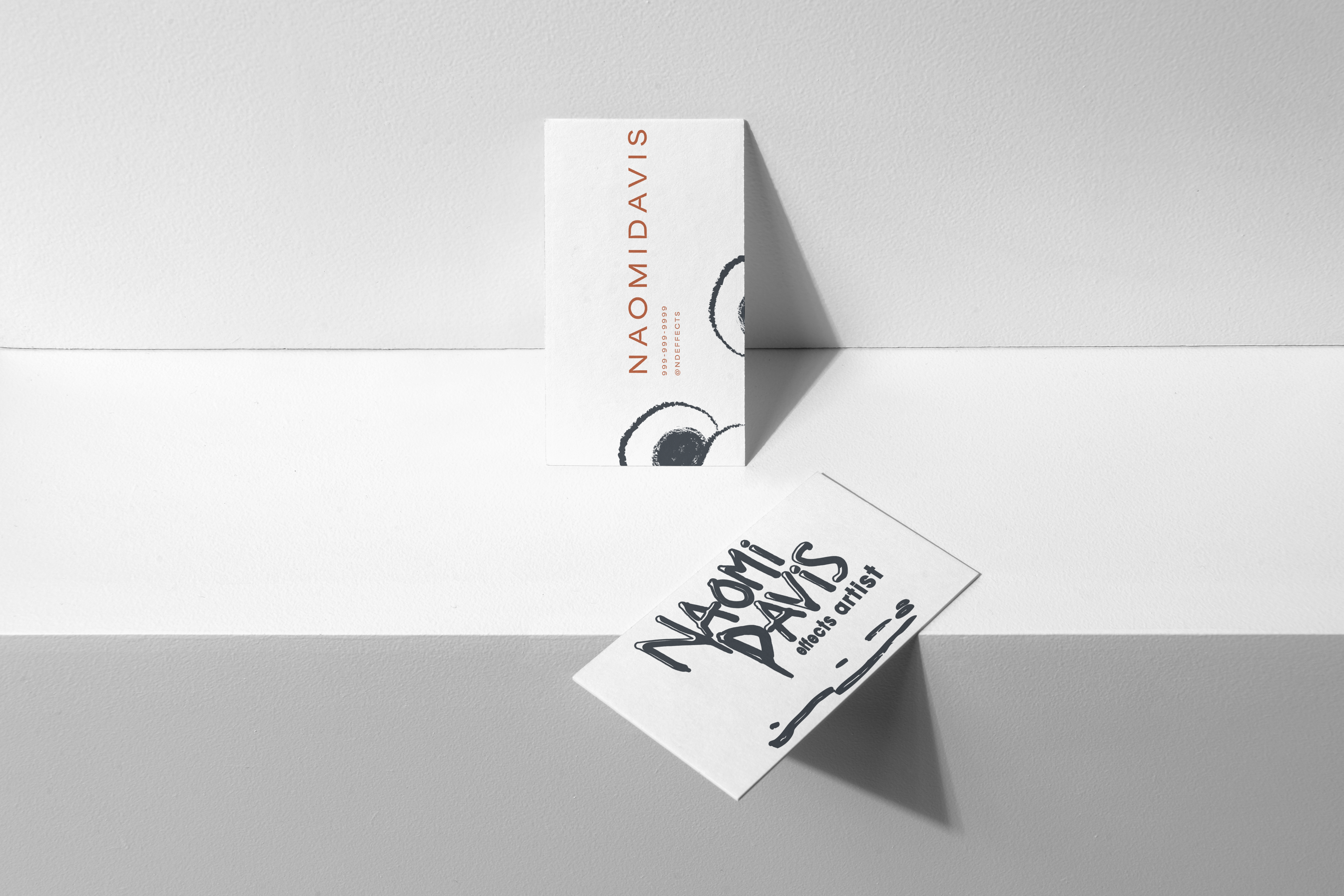 Business card mockup