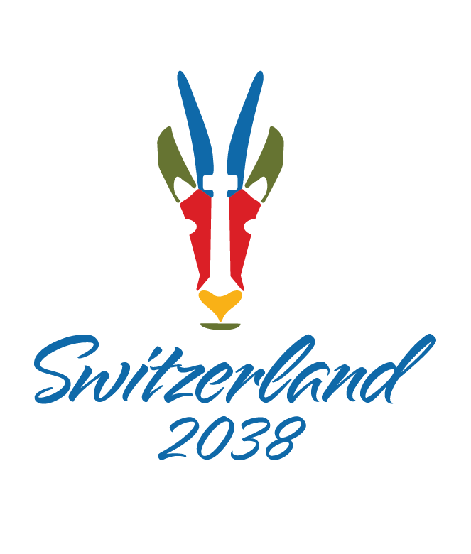 Digital icon variation of the 2038 Olympics mascot