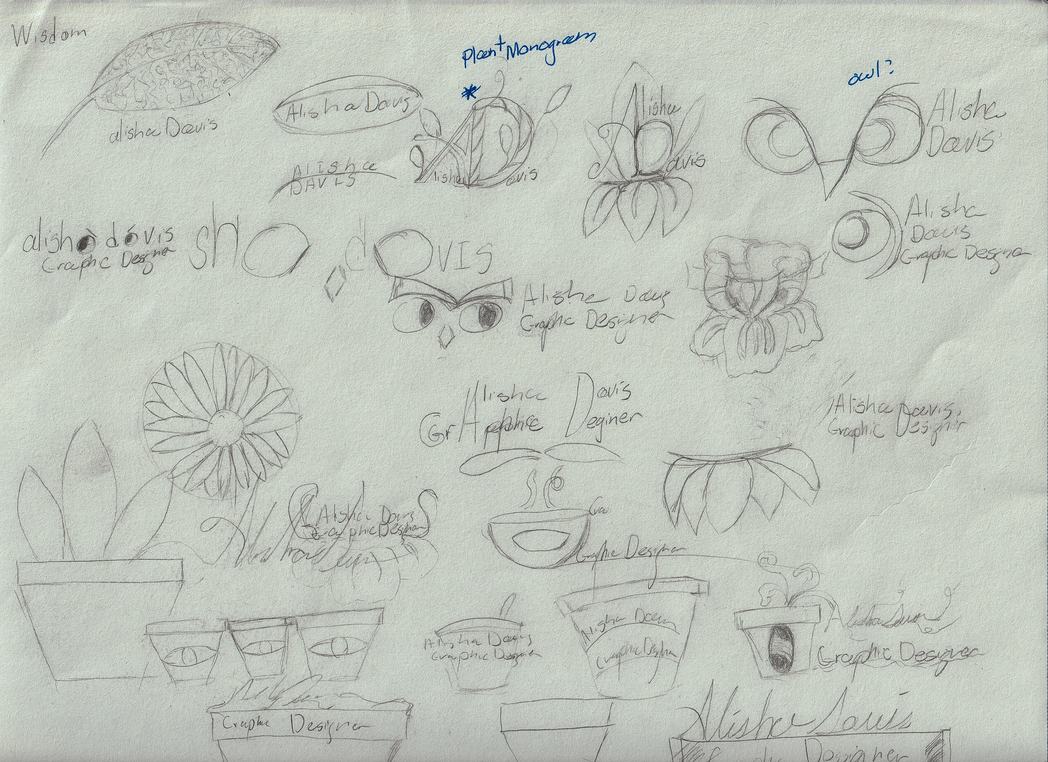 Cultural motif incorporation sketches
