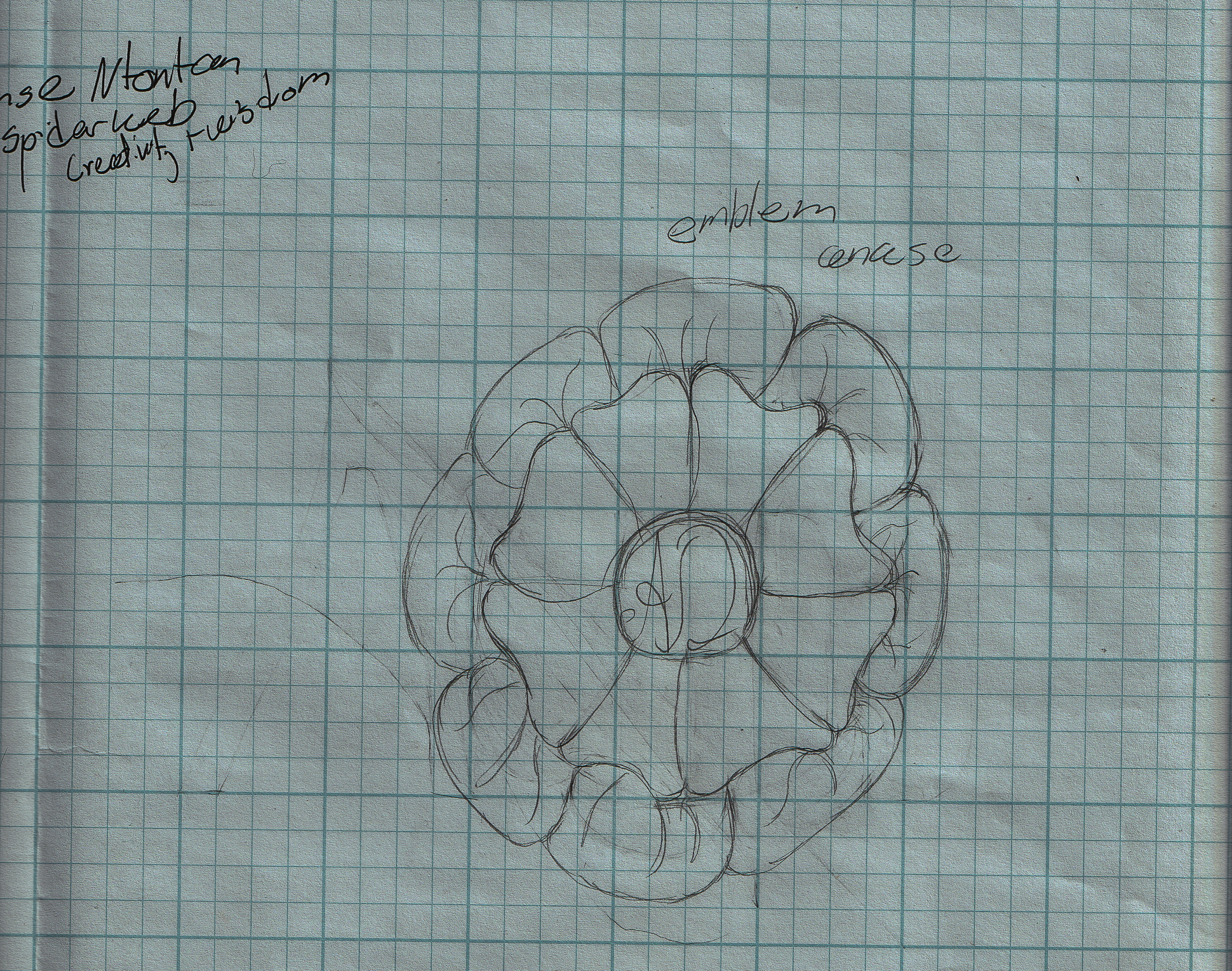 Final sketch iterations before digitization