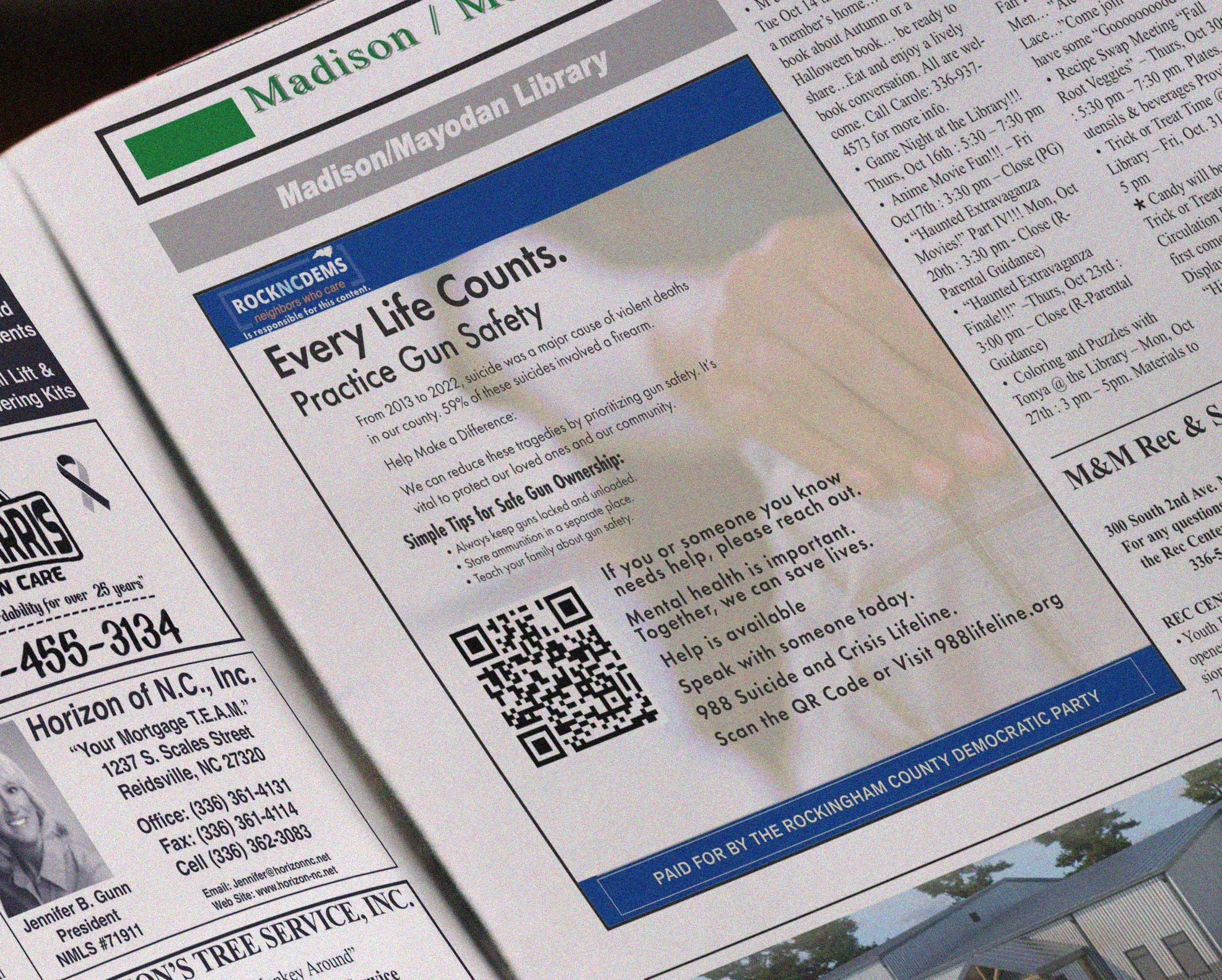 Rockingham County Democratic Party Ads