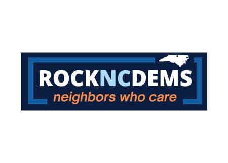 Original low-resolution Rockingham County Democratic Party logo before vector rebuild