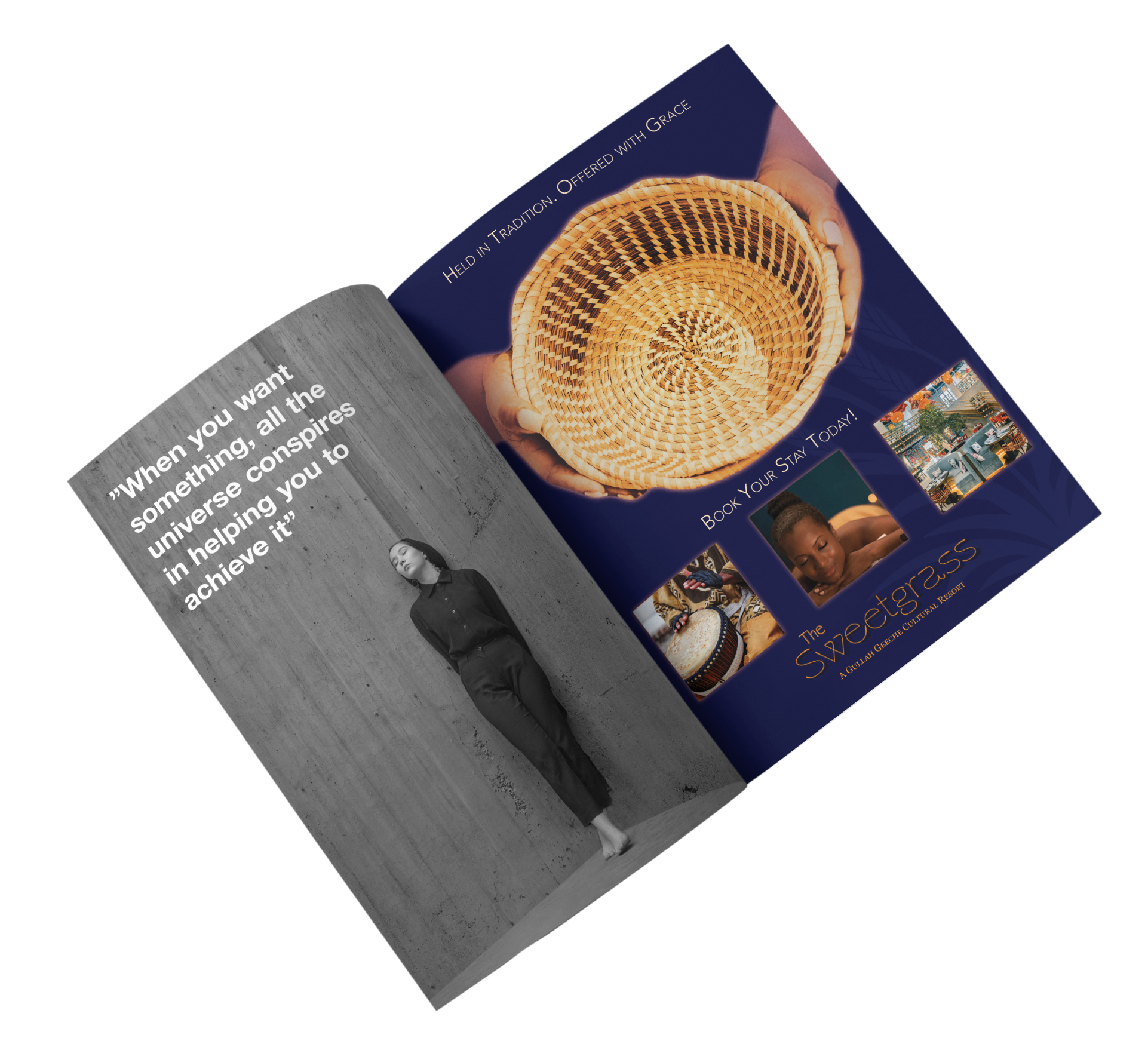 Sweetgrass Boutique hero advertising mockup